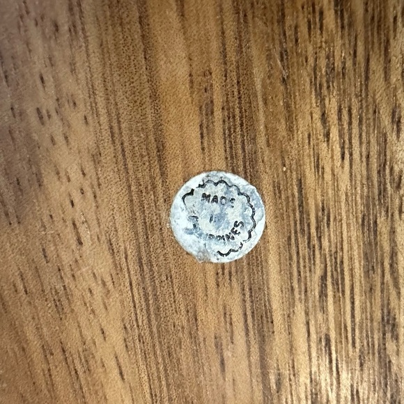 Wooden tray boat paddle  storage 3 compartment display tray VTG - Picture 3 of 4